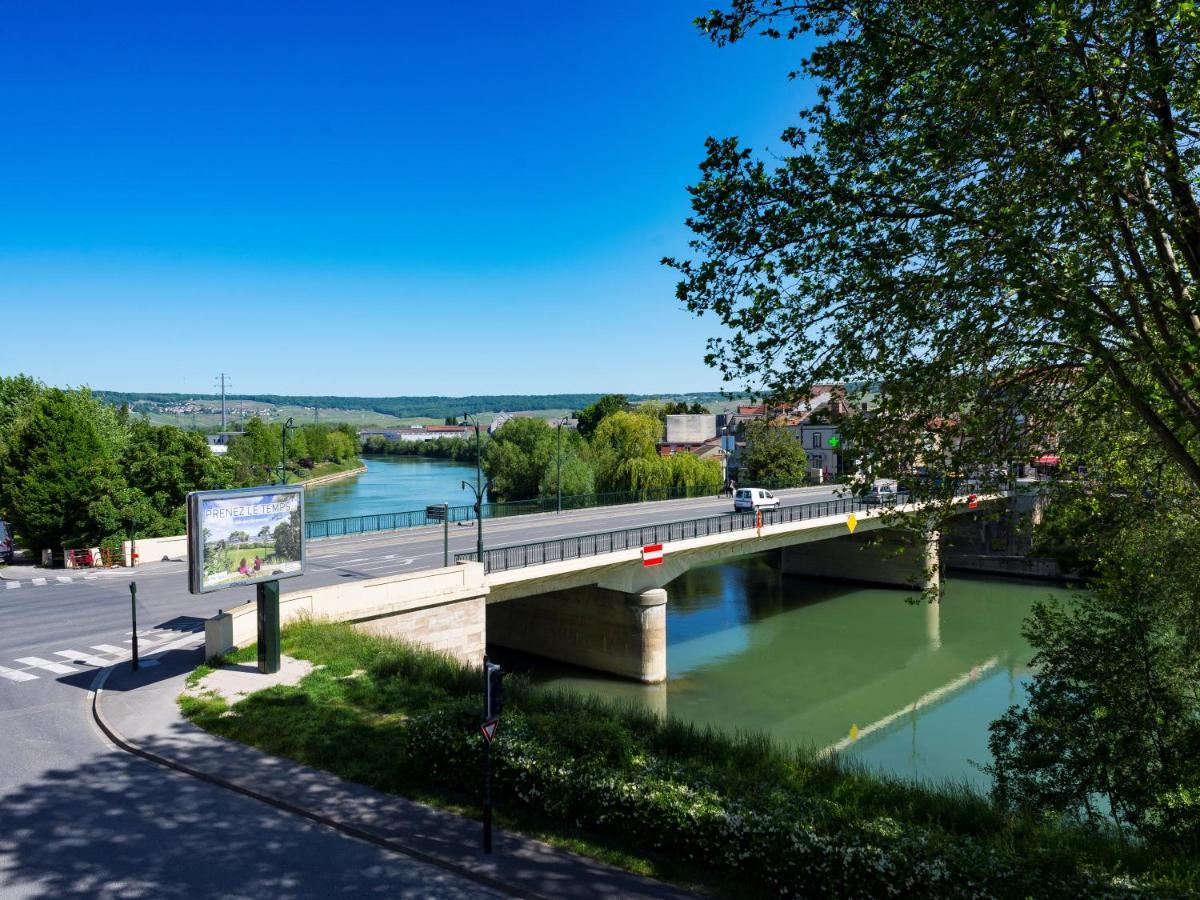 Escale A Epernay Appt 2/4 Pers Aux Bords De Marne Appartement Buitenkant foto